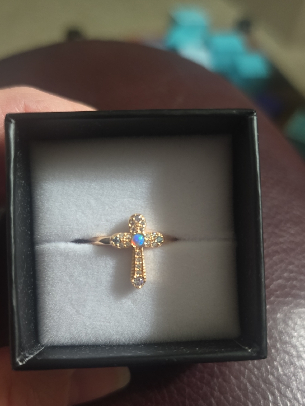 New With Box Ryze Match Maker Cross Ring Size 6